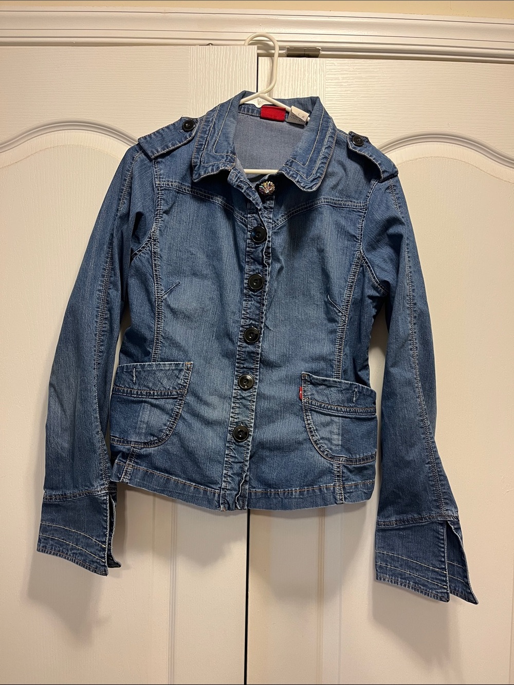 Levi's Light Blue Denim Button-Up Jacket